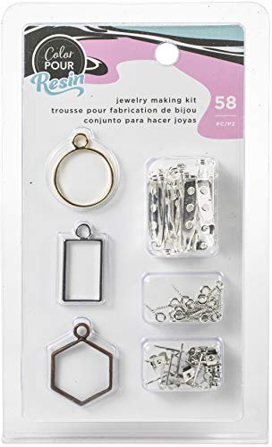American Crafts 356727 COLOR POUR JEWLRY KT 58PC, Papier, 0, Einheitsgröße von American Crafts