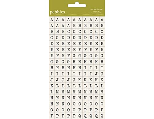 American Crafts Kieselsteine Mini ABC Aufkleber American Crafts Kieselsteine Mini ABC Aufkleber von American Crafts