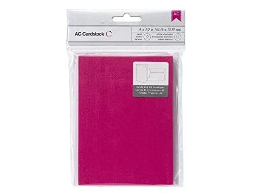 American Crafts Papier A2 Karten und Umschläge (4.375-inch X 14,6 cm) 1-Taffy von American Crafts