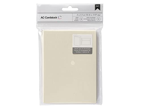 American Crafts Papier A2 Karten und Umschläge (4.375-inch X 14,6 cm) 1-vanilla von American Crafts