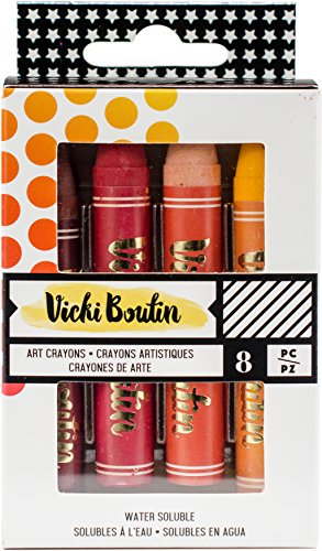 American Crafts Vicki Boutin Mixed Media Art Buntstifte, Ölpastell, mehrfarbig, 3,17 x 6,35 x 0,08 cm von American Crafts