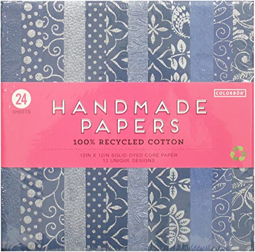 Colorbok Homemade Cardstock Pad 12"X12" 24/Pkg-Blue Colorbok Homemade Cardstock Pad 12"X12" 24/Pkg-Blue von American Crafts