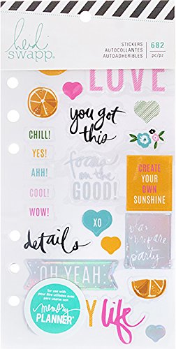 American Crafts WR313932 Sticker, Mehrfarbig, 4x7x0.2 inches von We R Memory Keepers