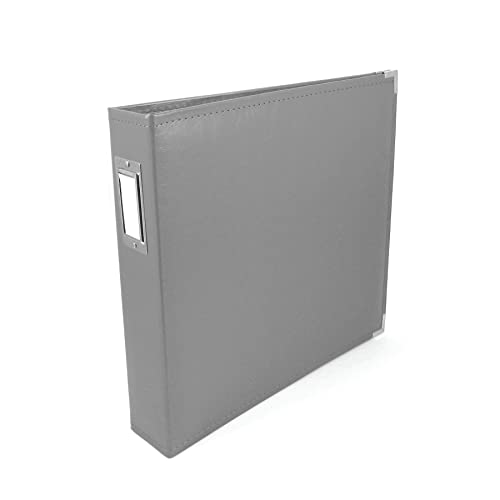 WE R Memory Keepers American Crafts 660905 Classic D-Ring Scrapbooking Album, 12 Zoll x 12 Zoll, Anthrazit WE R Memory Keepers American Crafts 660905 Classic D-Ring Scrapbooking Album, 12 Zoll x 12 Zoll, Anthrazit von We R Memory Keepers