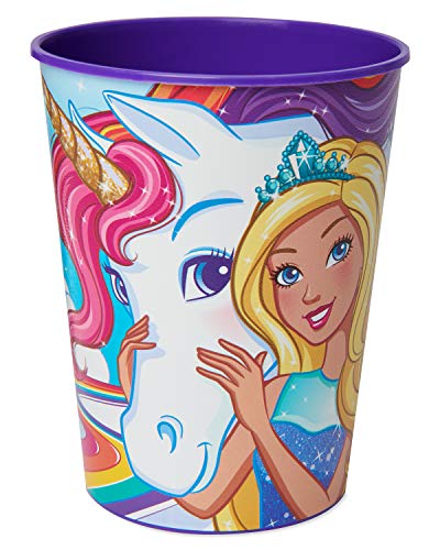 American Greetings Barbie Partyzubehör, Kunststoff-Partybecher, 473 ml, 8 Stück American Greetings Barbie Partyzubehör, Kunststoff-Partybecher, 473 ml, 8 Stück von American Greetings