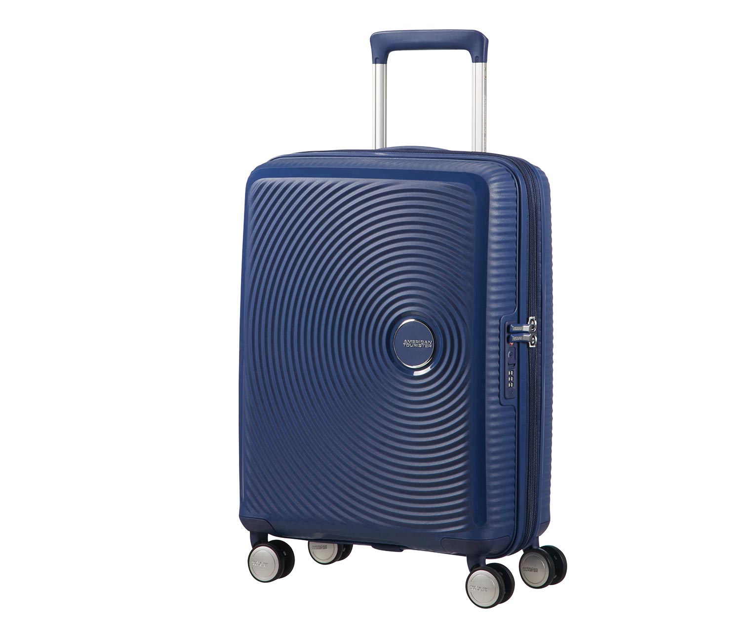 American Tourister Hartschalen-Koffer »Soundbox« Spinner 55/20 TSA EXP - dunkelblau von American Tourister