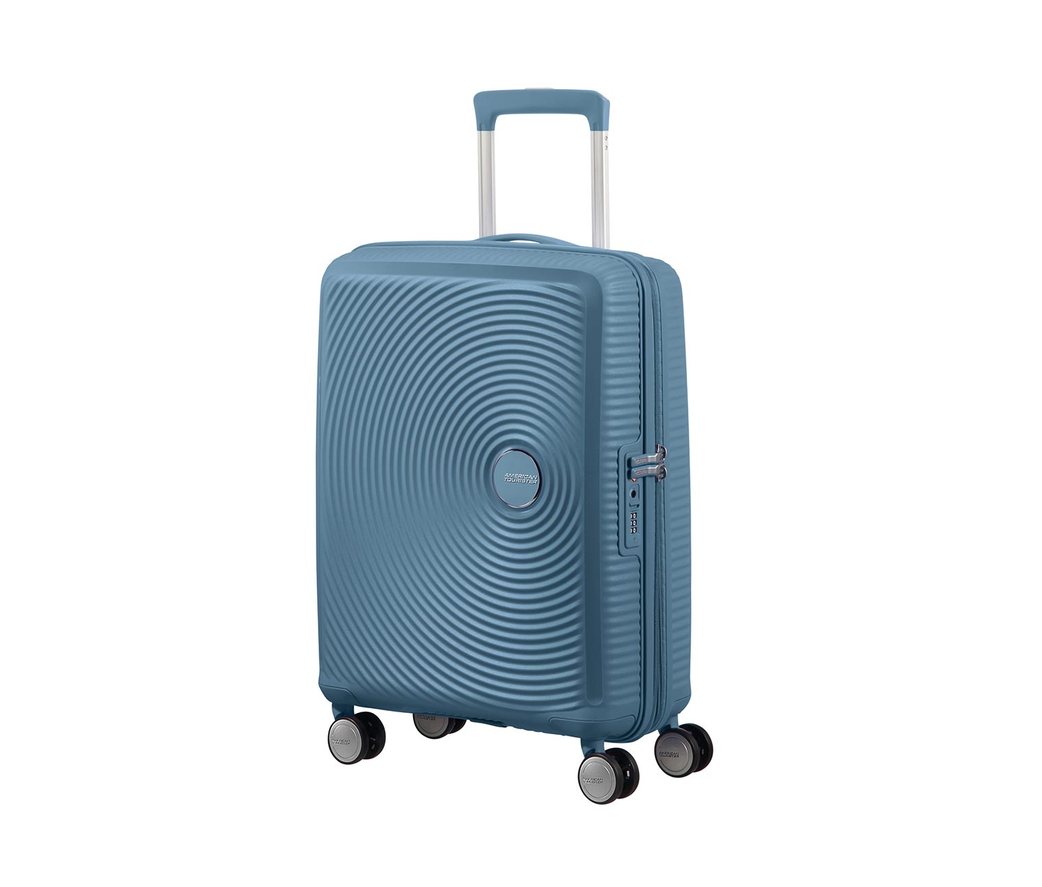 American Tourister Hartschalen-Koffer »Soundbox« Spinner 55 - blau von American Tourister