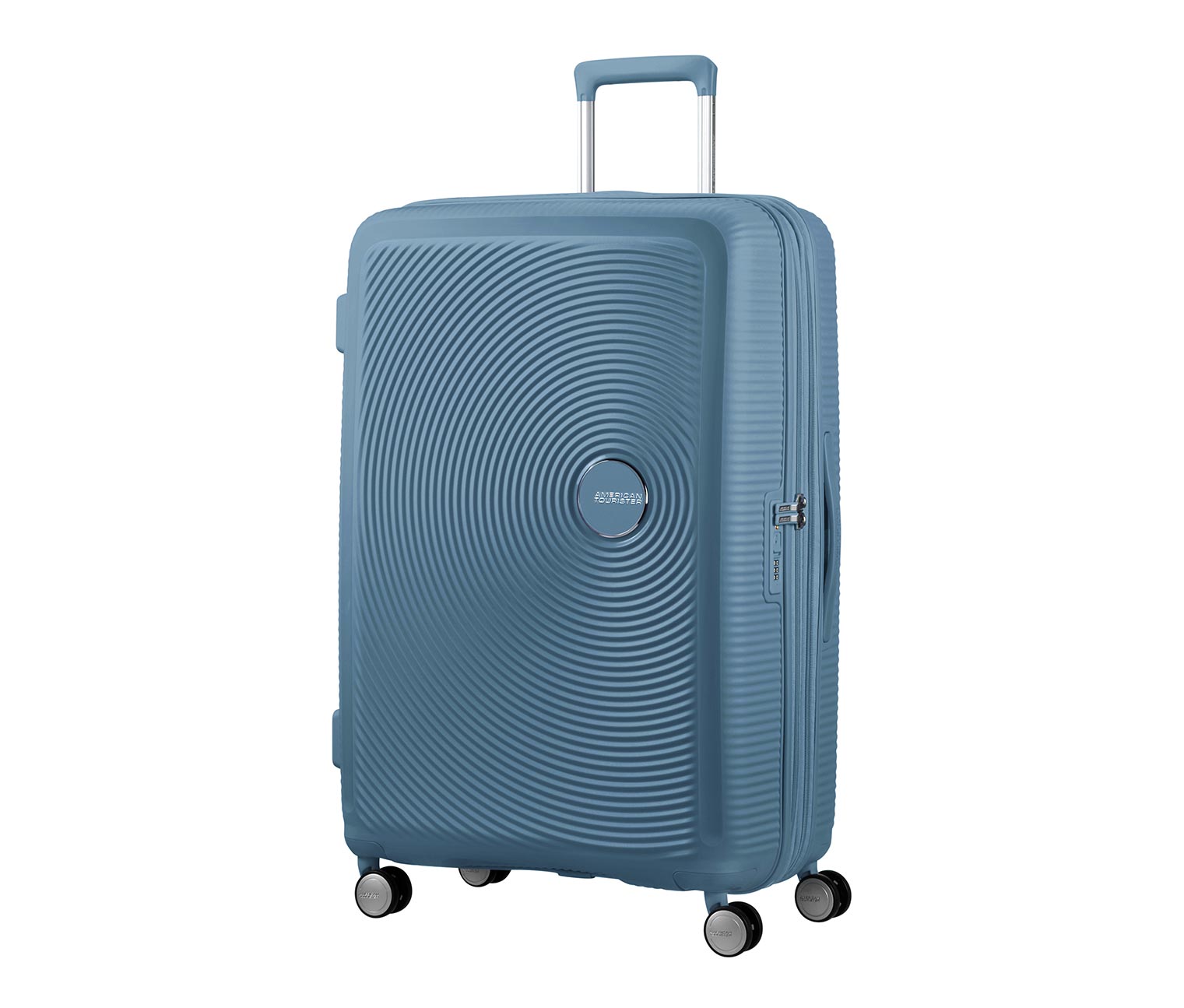 American Tourister Hartschalen-Koffer »Soundbox« Spinner 77 - blau von American Tourister