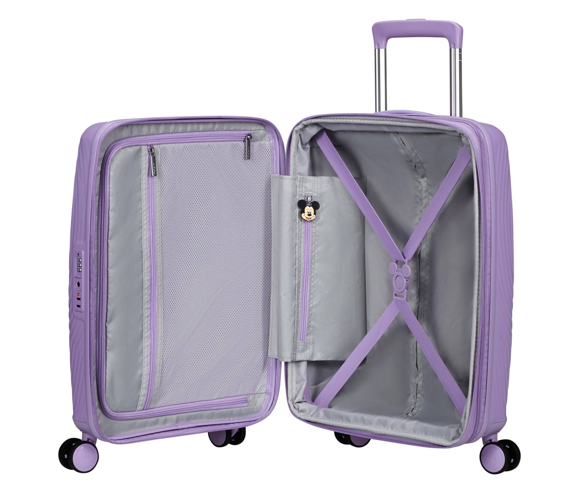 American Tourister Mickey Magic Trolley - lila von American Tourister