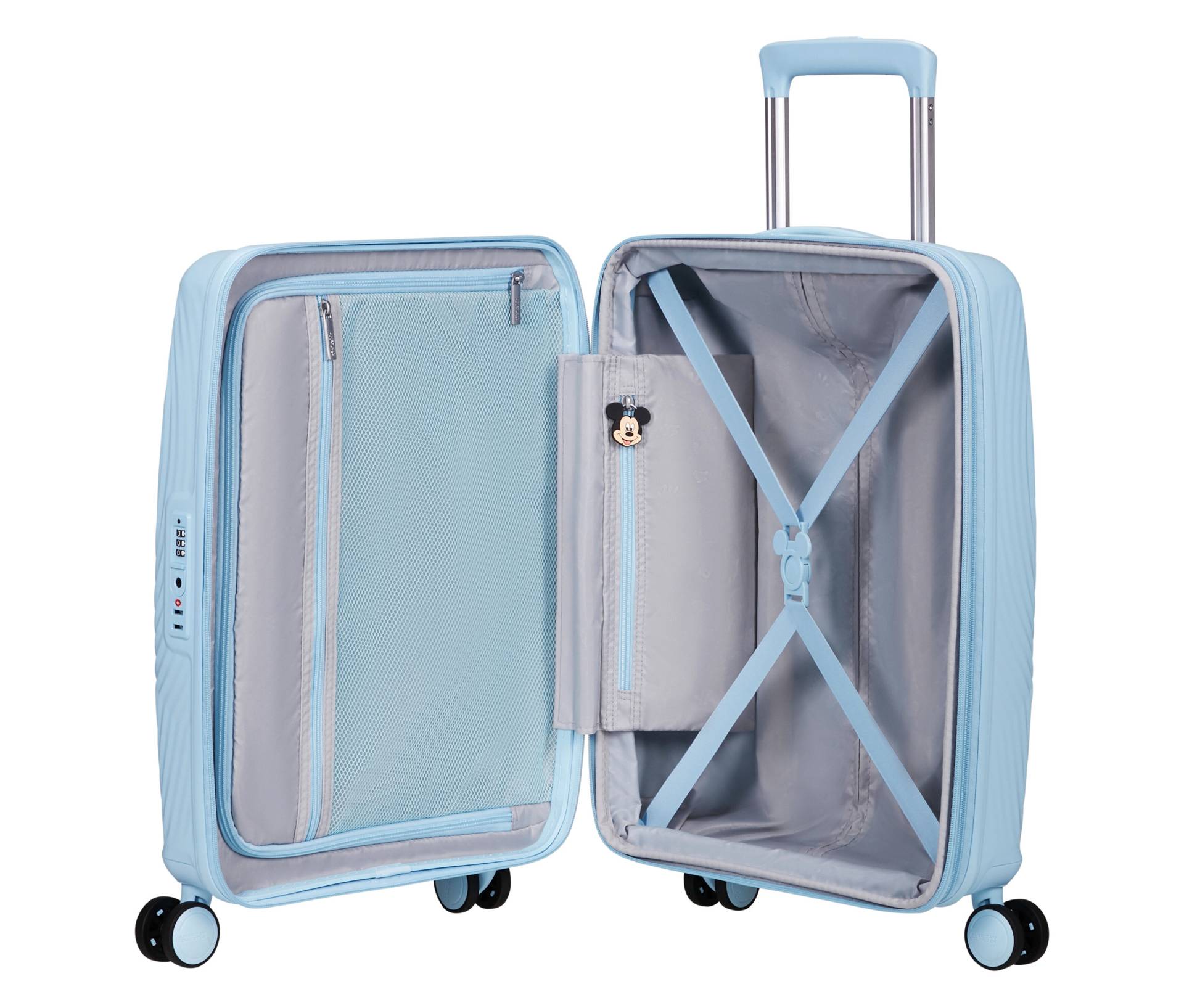 American Tourister Mickey Magic Trolley - blau von American Tourister