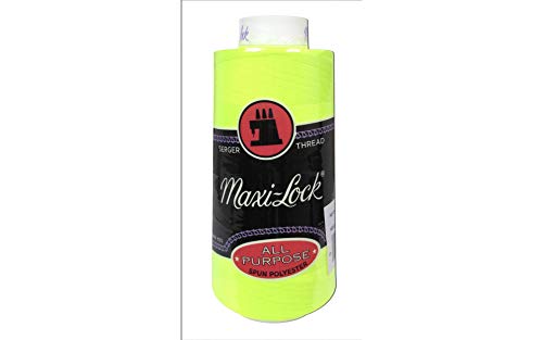 A&E Maxi Lock Thread 3000yd Neon Yellow von American & Efird