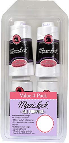 American & Efird GGM-520 Maxi Lock Allzweck-Garnspule, 4 Stück, Weiß American & Efird GGM-520 Maxi Lock Allzweck-Garnspule, 4 Stück, Weiß von American & Efird