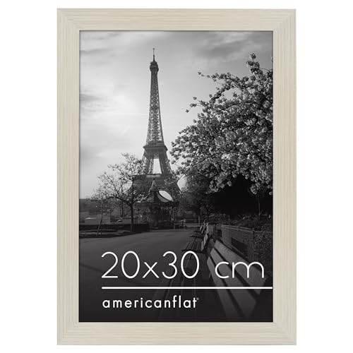 Americanflat Bilderrahmen aus hellem Holz mit bruchfestem Glas, horizontale und vertikale Formate für Wand und Tischplatte Americanflat Bilderrahmen aus hellem Holz mit bruchfestem Glas, horizontale und vertikale Formate für Wand und Tischplatte von Americanflat