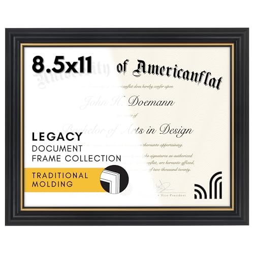 Americanflat Verzierter Diplomrahmen in Schwarz und Gold, mit bruchfestem Glas und Staffelei für Wand- und Tischdekoration, Vintage-Bilderrahmen, Antik-Dekor, Vintage-Bilderrahmen Americanflat Verzierter Diplomrahmen in Schwarz und Gold, mit bruchfestem Glas und Staffelei für Wand- und Tischdekoration, Vintage-Bilderrahmen, Antik-Dekor, Vintage-Bilderrahmen von Americanflat