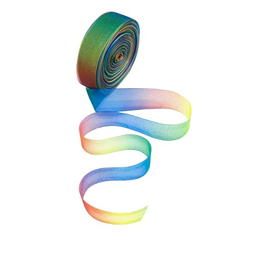 Organza Bänder, 50 Yard 25 mm Schimmer Sheer Regenbogen Farben Band Satin Bänder für Geschenk Verpackung DIY Schleife Handwerk Hochzeit Decor Organza Bänder, 50 Yard 25 mm Schimmer Sheer Regenbogen Farben Band Satin Bänder für Geschenk Verpackung DIY Schleife Handwerk Hochzeit Decor von Amerisky