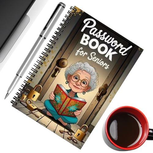 Amesor Ringbuch | Lustige Senioren-Motive Spiralbindung - 72 Seiten für Notizen, Forschung, Journaling und Unterricht von Amesor