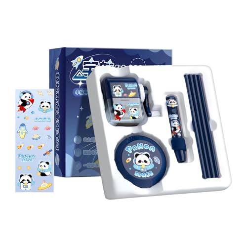 Amesor Schreibset Für Schüler, Niedliche Schulsachen Mit Cartoon-Motiven Für Mädchen, Klassenbelohnung mit Spitzer, Staubsauger, Radiergummi, Stifte für Mädchen Amesor Schreibset Für Schüler, Niedliche Schulsachen Mit Cartoon-Motiven Für Mädchen, Klassenbelohnung mit Spitzer, Staubsauger, Radiergummi, Stifte für Mädchen von Amesor