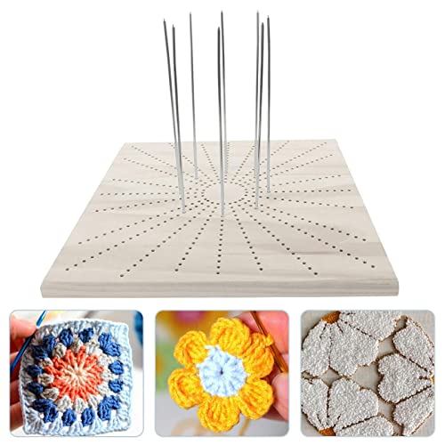 Amesor Sperrbrett Für, Sperrbrett Häkeln Crochet Blockierbretter Kit Mit 10 Stahlnadeln, Handgefertigtes Blockierbrett Aus, Wooden Blocking Board, Häkel Blockierbrett Für Freunde, Mütter Amesor Sperrbrett Für, Sperrbrett Häkeln Crochet Blockierbretter Kit Mit 10 Stahlnadeln, Handgefertigtes Blockierbrett Aus, Wooden Blocking Board, Häkel Blockierbrett Für Freunde, Mütter von Amesor