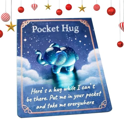 Amesor Tierische Taschenfreunde | Tierische Taschenkarten,Kunstharz Figuren Geschenkidee Für Schüler Familie Geburtstag Schule Weihnachten Ostern von Amesor