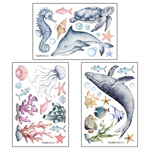 Amexo Wandsticker Leuchtaufkleber Wandtattoo Ozean Meerestiere Kinderzimmer Wandtattoo Unter dem Meer Leuchtsterne Kinderzimmer Fluoreszierend Wandaufkleber für Kinderzimmer Dekorative Aufkleber Wandd Amexo Wandsticker Leuchtaufkleber Wandtattoo Ozean Meerestiere Kinderzimmer Wandtattoo Unter dem Meer Leuchtsterne Kinderzimmer Fluoreszierend Wandaufkleber für Kinderzimmer Dekorative Aufkleber Wandd von Amexo
