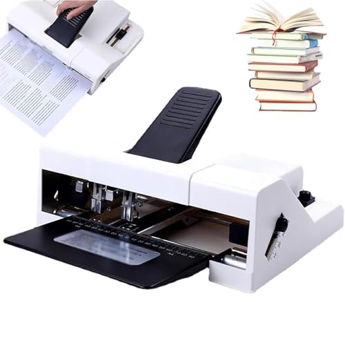 Amhuui Doppelkopf-Mittelfalzhefter, Elektrischer Sattelhefter, Doppelkopfhefter, Papierzufuhrtiefe 2–210 Mm, Bindungsstärke 2–50 Blatt, Für Büro- Und Professionellen Gebrauch Amhuui Doppelkopf-Mittelfalzhefter, Elektrischer Sattelhefter, Doppelkopfhefter, Papierzufuhrtiefe 2–210 Mm, Bindungsstärke 2–50 Blatt, Für Büro- Und Professionellen Gebrauch von Amhuui
