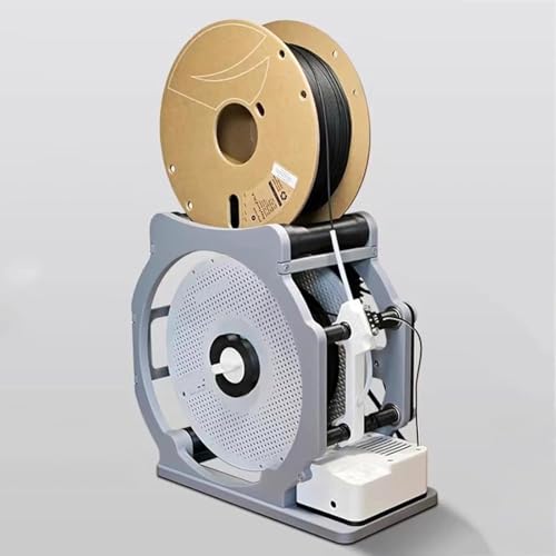Amhuui Intelligenter Elektrischer Spulenwickler, 3D-Drahtspulenwickelmaschine, Automatische Start-/Stopp-Funktion, Geeignet Für 1-kg-Spulen, Universelle Draht- Und Schweißdrahtwickelmaschine von Amhuui