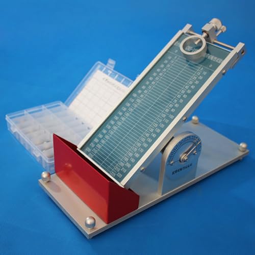 Amhuui Professionelles Manuelles Gerät Zur Prüfung Der Anfangshaftung, Gerät Zur Prüfung Der Anfangsviskosität Von Klebebändern Mit Kastenförmigen Stahlkugeln, Einstellbarer Winkel Von 0 Bis 60° Amhuui Professionelles Manuelles Gerät Zur Prüfung Der Anfangshaftung, Gerät Zur Prüfung Der Anfangsviskosität Von Klebebändern Mit Kastenförmigen Stahlkugeln, Einstellbarer Winkel Von 0 Bis 60° von Amhuui