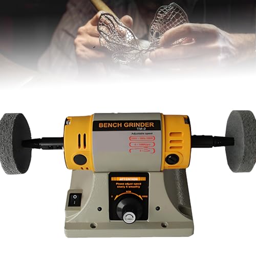 Amhuui Tisch-Poliermaschine, Schmuckstein-Poliermaschine, 350W Schmuck-Poliermaschine, mit Einstellbarer Geschwindigkeit 0-10.000 RPM, für DIY Gravieren, Polieren, Fräsen & Bohren, Kompakt Vielseitig Amhuui Tisch-Poliermaschine, Schmuckstein-Poliermaschine, 350W Schmuck-Poliermaschine, mit Einstellbarer Geschwindigkeit 0-10.000 RPM, für DIY Gravieren, Polieren, Fräsen & Bohren, Kompakt Vielseitig von Amhuui