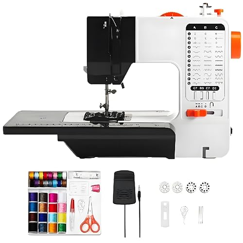 Computergesteuerte Nähmaschine, Zwei-Geschwindigkeits-Stickmaschine Für Den Heimgebrauch, Stick-Quilt-Funktionsmaschine Mit 38 Integrierten Stichen Und Nähpedal, Geeignet Für Kleine Bis Mittlere Nähpr Computergesteuerte Nähmaschine, Zwei-Geschwindigkeits-Stickmaschine Für Den Heimgebrauch, Stick-Quilt-Funktionsmaschine Mit 38 Integrierten Stichen Und Nähpedal, Geeignet Für Kleine Bis Mittlere Nähpr von Amhuui