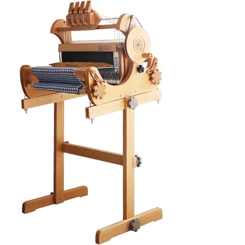 Faltbarer Handwebstuhl Aus Holz Mit Aufwickelvorrichtung Und Separaten Kett- Und Schussbäumen, Kompakter Mini-Webstuhl Für Zu Hause, Maximale Webbreite 30 cm, Für Leinwandbindung Und Jacquardweberei Faltbarer Handwebstuhl Aus Holz Mit Aufwickelvorrichtung Und Separaten Kett- Und Schussbäumen, Kompakter Mini-Webstuhl Für Zu Hause, Maximale Webbreite 30 cm, Für Leinwandbindung Und Jacquardweberei von Amhuui