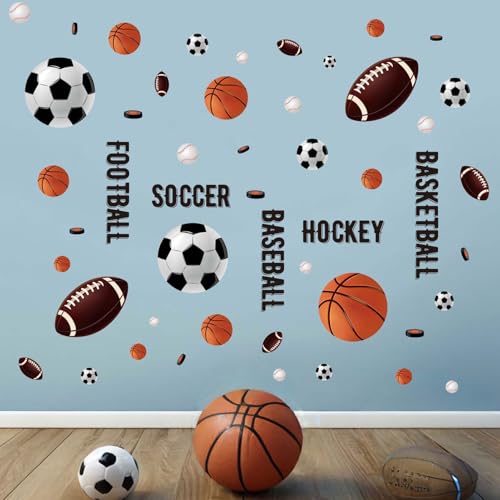 Amimagen Wandtattoos Basketball Fußball Fußball Sport Wandaufkleber - Kinder Baby Boys Wandsticker - Kinderzimmer Spielraum Klassenzimmer Tagespflege Spiel Zimmer Schlafzimmer Home Wand Dekor Amimagen Wandtattoos Basketball Fußball Fußball Sport Wandaufkleber - Kinder Baby Boys Wandsticker - Kinderzimmer Spielraum Klassenzimmer Tagespflege Spiel Zimmer Schlafzimmer Home Wand Dekor von Amimagen