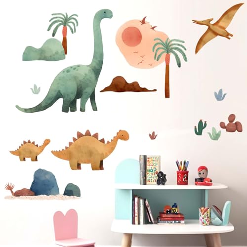 Amimagen Wandtattoos Dinosaurier Wandaufkleber - Palme Aquarell Dino Wandsticker - Kinderzimmer Kinder Baby Jungs Zimmer Tagespflege Spielzimmer Klassenzimmer Wand Dekor Amimagen Wandtattoos Dinosaurier Wandaufkleber - Palme Aquarell Dino Wandsticker - Kinderzimmer Kinder Baby Jungs Zimmer Tagespflege Spielzimmer Klassenzimmer Wand Dekor von Amimagen
