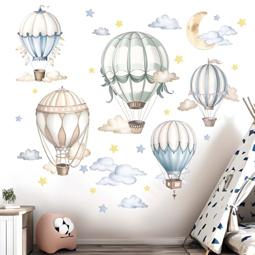 Heißluftballon Wandaufkleber Aufkleber von Amimagen