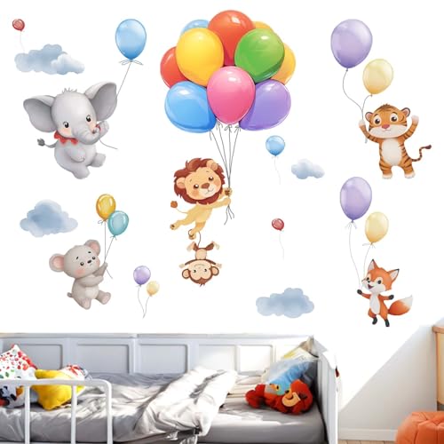 Tiere Ballon Wandaufkleber Elefant von Amimagen