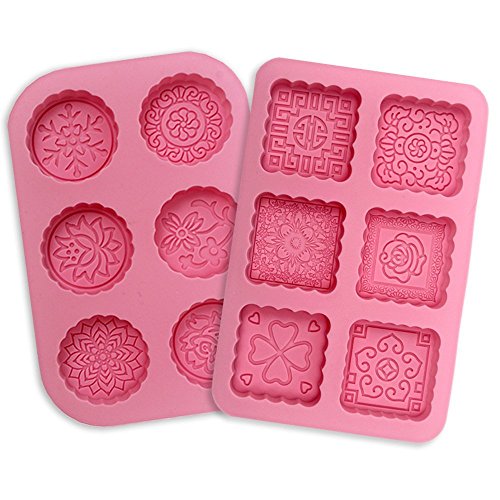 Amison 2pcs 6 Hohlräume Silikonform Seifenformen Silikon Seifenform für Seife, Backen Amison 2pcs 6 Hohlräume Silikonform Seifenformen Silikon Seifenform für Seife, Backen von Amison