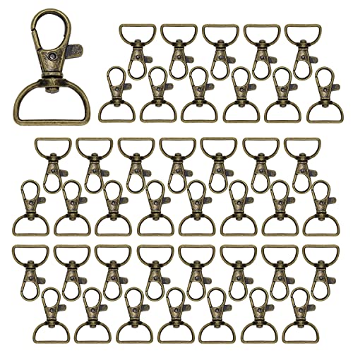 Amlope 42 Stücke 20mm Metallwirbel Verschlüsse D-Ringen 360 Schlüsselringe Drehverschlüsse Tasche Hummer Swivel Trigger Clips Karabinerhaken für Schmuck Handtasche Schultertasche DIY Zubehör Amlope 42 Stücke 20mm Metallwirbel Verschlüsse D-Ringen 360 Schlüsselringe Drehverschlüsse Tasche Hummer Swivel Trigger Clips Karabinerhaken für Schmuck Handtasche Schultertasche DIY Zubehör von Amlope