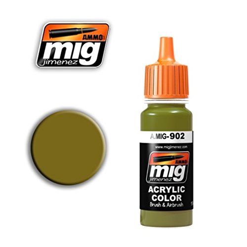 Mig Jimenez A.MIG-0902 Ammo Acrylfarbe mit dunkelgelber Basis, Mehrfarbig von Mig Jimenez