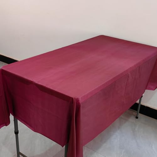 Amocytec Wein-Kunststoff-Tischdecken, Einweg-Tischdecken, Tischdecken, Grillen, Picknick, Geburtstag, Weihnachten, Partys, wasserdicht, öldicht, dünne Party-Tischdecken, 137,2 x 274,3 cm, 2 Stück Amocytec Wein-Kunststoff-Tischdecken, Einweg-Tischdecken, Tischdecken, Grillen, Picknick, Geburtstag, Weihnachten, Partys, wasserdicht, öldicht, dünne Party-Tischdecken, 137,2 x 274,3 cm, 2 Stück von Amocytec