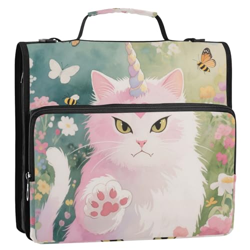 Aktenordner mit Reißverschluss und Schultergurt und Griff, 3,8 cm, 3,8 cm, mit Reißverschluss, mehrere Taschen, Reißverschluss-Portfolio für Schule und Büro, Cartera con cremallera Aktenordner mit Reißverschluss und Schultergurt und Griff, 3,8 cm, 3,8 cm, mit Reißverschluss, mehrere Taschen, Reißverschluss-Portfolio für Schule und Büro, Cartera con cremallera von Amooorous