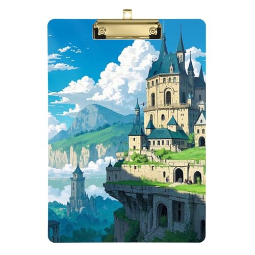 Anime Sky City Klemmbrett, A4, 12 Hartfaser-Klemmbretter, Standard-Loch, für Krankenpfleger, Studenten, Handel, Quest, Tablas para escribir Größe 22,9 x 30,5 cm Anime Sky City Klemmbrett, A4, 12 Hartfaser-Klemmbretter, Standard-Loch, für Krankenpfleger, Studenten, Handel, Quest, Tablas para escribir Größe 22,9 x 30,5 cm von Amooorous