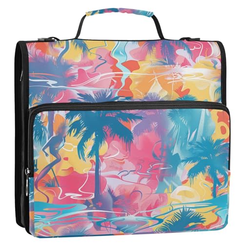 Beach Resort Stylranslucency 3,8 cm 3 Ringe Schule Reißverschluss Ordner mit Schultergurt und Griff inklusive Reißverschlusstasche Schulordner Organizer für Schule/Büro Carpeta con bolsillo Extra Beach Resort Stylranslucency 3,8 cm 3 Ringe Schule Reißverschluss Ordner mit Schultergurt und Griff inklusive Reißverschlusstasche Schulordner Organizer für Schule/Büro Carpeta con bolsillo Extra von Amooorous