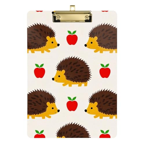 Beige Cartoon Obst Igel Silhouette A4 EKG Klemmbrett Metall Mini Klemmbrett Standard Loch für Krankenschwestern Home Contractor Tabla para escribir Größe 9 x 12 Beige Cartoon Obst Igel Silhouette A4 EKG Klemmbrett Metall Mini Klemmbrett Standard Loch für Krankenschwestern Home Contractor Tabla para escribir Größe 9 x 12 von Amooorous