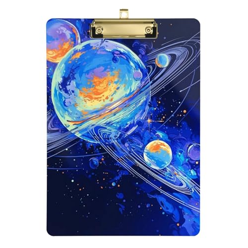 Blue Star Fantasy Klemmbrett für Schreibtisch, transparent, für Trainer, medizinisches Klassenzimmer, Größe 22,9 x 30,5 cm Blue Star Fantasy Klemmbrett für Schreibtisch, transparent, für Trainer, medizinisches Klassenzimmer, Größe 22,9 x 30,5 cm von Amooorous