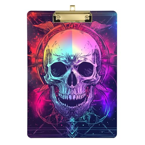 Böhmisches Tarro Astrologie weißer Totenkopf A4 wasserdichtes Klemmbrett Slim Metall Klemmbrett Acryl niedlich für Polizei Büro Krankenschwester Fußball Trainer Tablas para escribir Größe 9 x 12 Böhmisches Tarro Astrologie weißer Totenkopf A4 wasserdichtes Klemmbrett Slim Metall Klemmbrett Acryl niedlich für Polizei Büro Krankenschwester Fußball Trainer Tablas para escribir Größe 9 x 12 von Amooorous