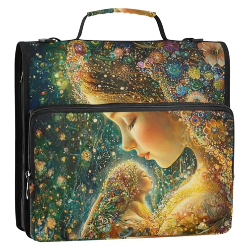 Boho Colorful Beautiful Girl 3,8 cm 3 Ringe Organizer Ordner mit Schultergurt, mehrere Taschen, Dokumentenmappe, Organizer für Mittelschule, Organisadores de adhesivos escolares Boho Colorful Beautiful Girl 3,8 cm 3 Ringe Organizer Ordner mit Schultergurt, mehrere Taschen, Dokumentenmappe, Organizer für Mittelschule, Organisadores de adhesivos escolares von Amooorous