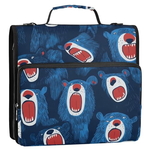 Bolsa de Cremallera Büroordner mit 3 Ringen, 3,8 cm, mit Gurt, tragbar, für Zuhause, Reisen, sichere Aufbewahrungstasche für Schule/Büro, 3,8 cm Bolsa de Cremallera Büroordner mit 3 Ringen, 3,8 cm, mit Gurt, tragbar, für Zuhause, Reisen, sichere Aufbewahrungstasche für Schule/Büro, 3,8 cm von Amooorous