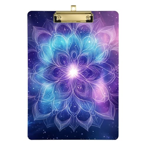 Buntes psychedelisches Mandala, A4, Kunststoff-Klemmbrett, Notizblock, transparent, für Klassenzimmer, Zubehör für Lehrer, High School, Tabla para escribir con Clip, Größe 22,9 x 30,5 cm Buntes psychedelisches Mandala, A4, Kunststoff-Klemmbrett, Notizblock, transparent, für Klassenzimmer, Zubehör für Lehrer, High School, Tabla para escribir con Clip, Größe 22,9 x 30,5 cm von Amooorous