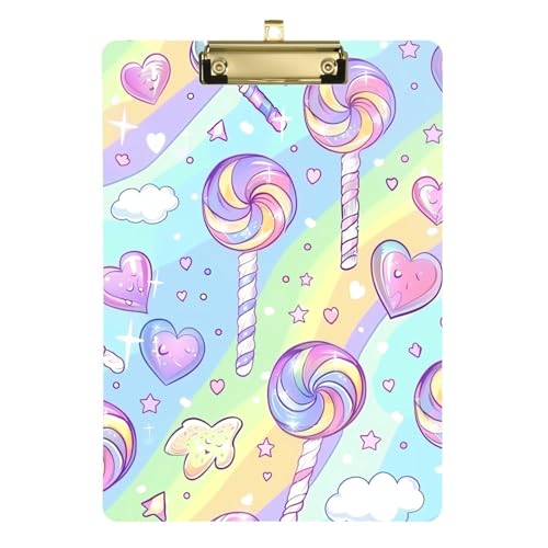 Cane Candy Klemmbrett mit Cartoon-Regenbogenstreifen, A4, Nursing Edition, Standard-Loch, für Lehrer, Muss Haves Tablas para escribir Größe 22,9 x 30,5 cm Cane Candy Klemmbrett mit Cartoon-Regenbogenstreifen, A4, Nursing Edition, Standard-Loch, für Lehrer, Muss Haves Tablas para escribir Größe 22,9 x 30,5 cm von Amooorous