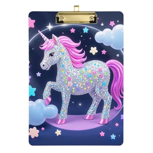 Cartoon Niedliche gefälschte Pailletten-Einhörner A4 Doppel-Klemmbrett Ordner HD-Klemmbrett Acryl niedlich für Volleyball Baseball Trainer Tabla para escribir con Clip Größe 9 x 12 Cartoon Niedliche gefälschte Pailletten-Einhörner A4 Doppel-Klemmbrett Ordner HD-Klemmbrett Acryl niedlich für Volleyball Baseball Trainer Tabla para escribir con Clip Größe 9 x 12 von Amooorous