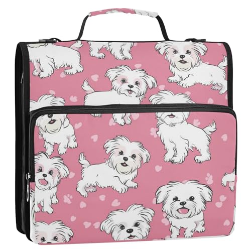 Cartoon Puppy 3,8 cm 3-Ringe Schule Reißverschluss Ordner mit Griff inklusive Reißverschlusstasche Schulbedarf Organizer für Mittelschüler Clip de cremallera resistente Cartoon Puppy 3,8 cm 3-Ringe Schule Reißverschluss Ordner mit Griff inklusive Reißverschlusstasche Schulbedarf Organizer für Mittelschüler Clip de cremallera resistente von Amooorous